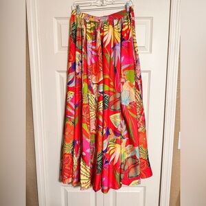 Christian Siriano Colorful Maxi Skirt